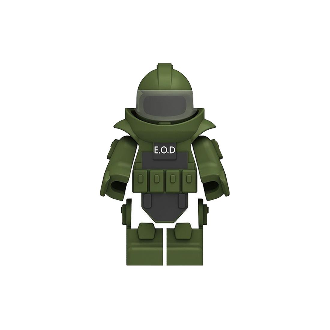 Superior-Grade Eod Explosion-Proof Superior-Grade Clothing Building-Set High-Standard Block High-Standard Moc Play Sets Army-Inspired Top-Grade 3PCS
