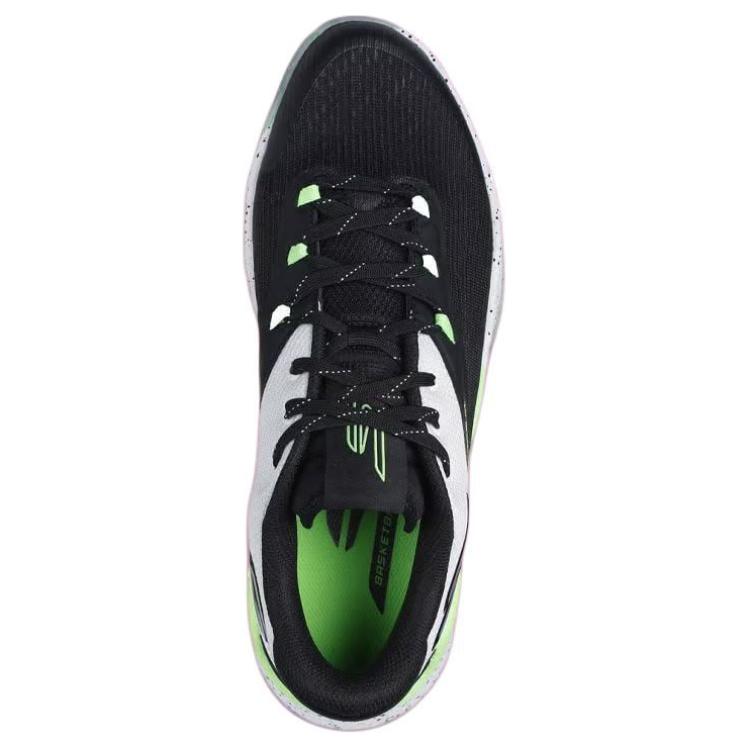 Skechers Skx Nexus Comode Versatili Resistenti Scarpe da Basket Basse Sneakers da Uomo Nero Bianco 253015-WBLM