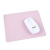Mouse Pad PU Leather Waterproof Non-Slip Pink 21x26cm for Office Gaming