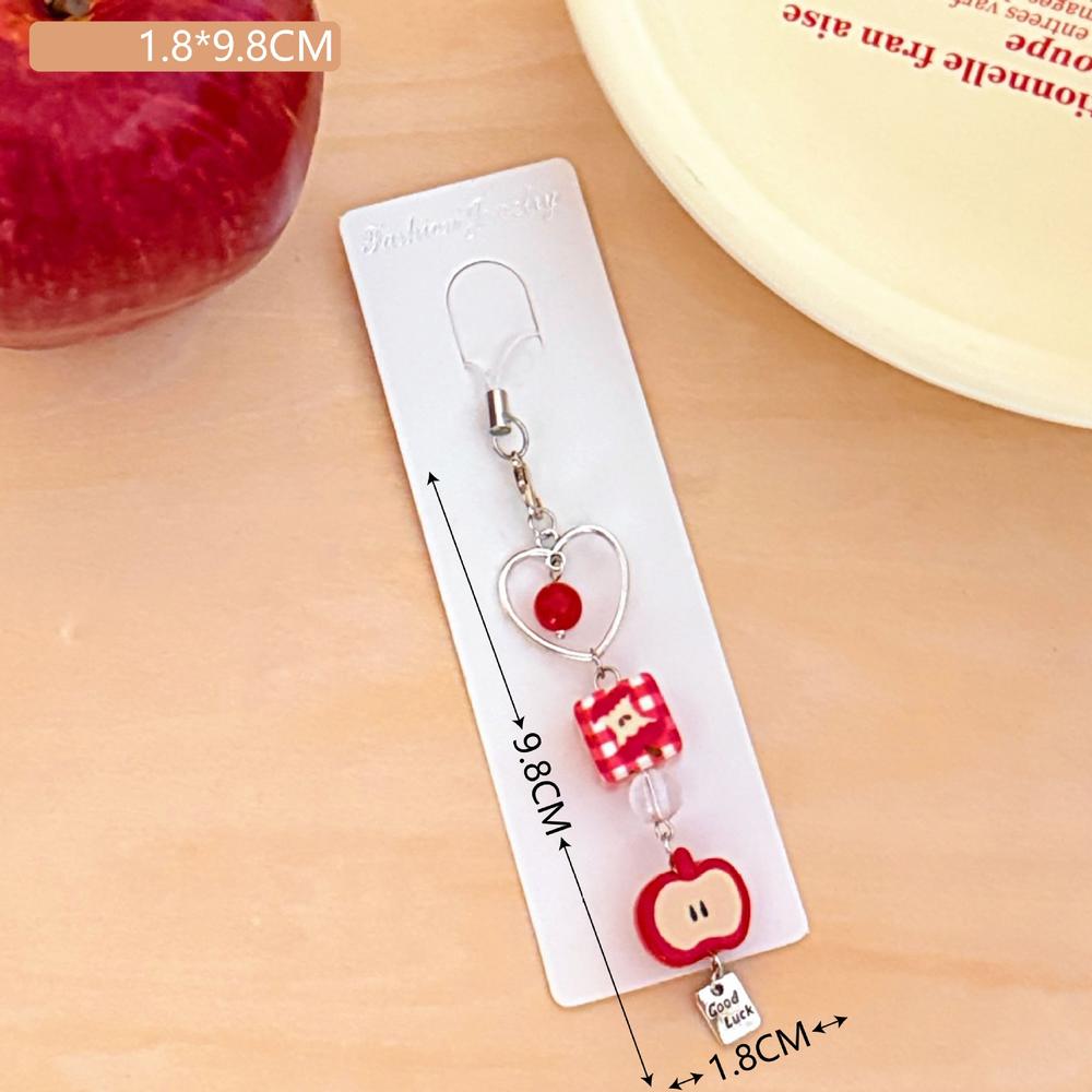 Phone Cute Bowknot Ice Cream Pendant Phone Chain Mobile Phone Charm Strap Lanyard Keychain For Iphone Accessory Women Jewelry