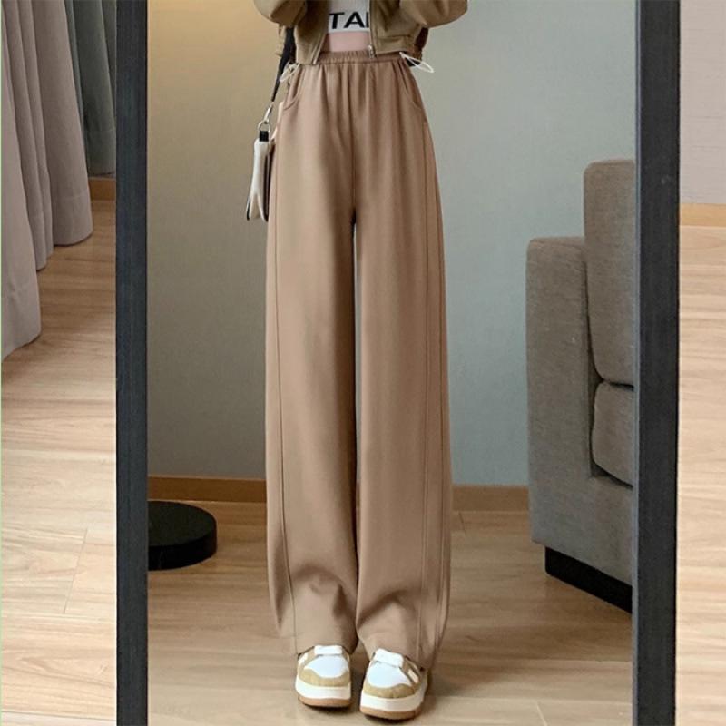Maternity Banana Pants: 2024 Spring/Autumn Drapey, Floor-Length, Wide-Leg Sweatpants for Active Moms
