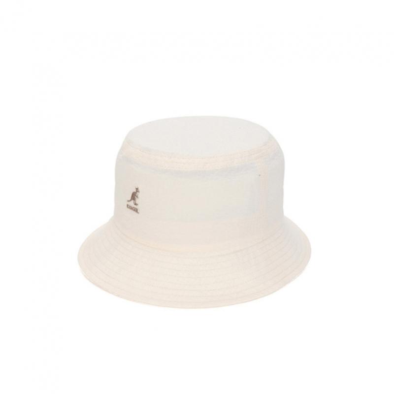 Kangol Seersucker Bucket Ivory 4422