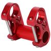 Bicycle Double Stem Riser 25.4MM Folding Bike Aluminium Alloy Adjustable Handlebar Stem