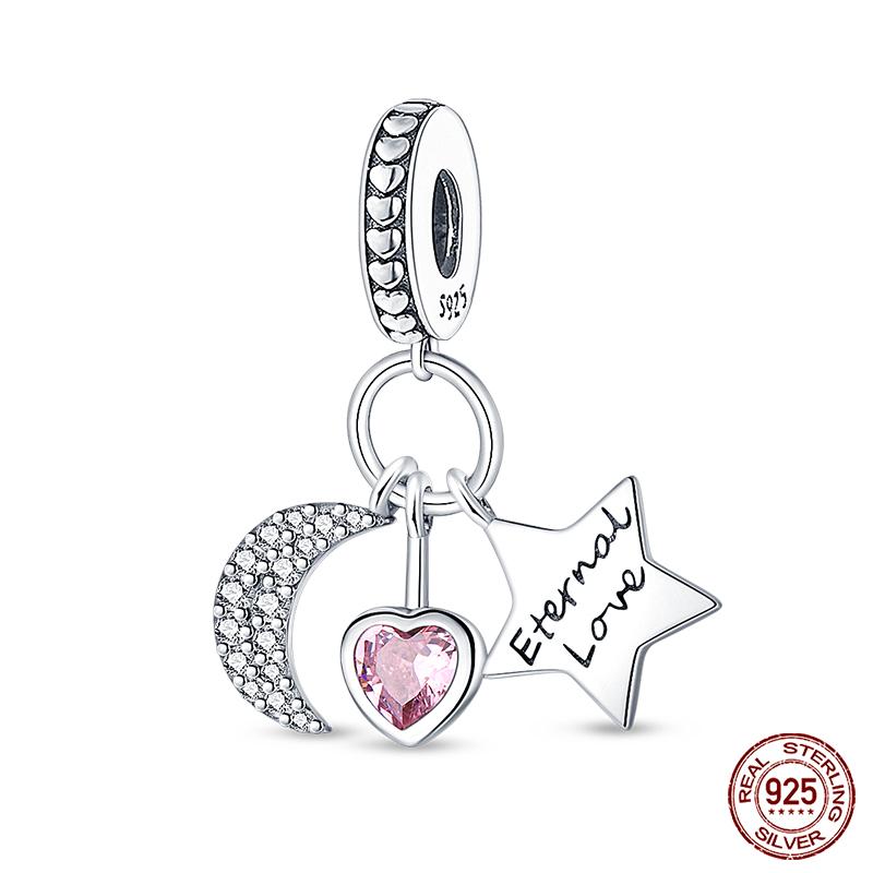 Original 925 Prata Esterlina Cor Mágica Camaleão Luminoso Série Charme Contas Adequado Ajuste Pulseira DIY Jóias Presentes