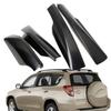 Roof Cargo Rack Rail End Cover Shell Cap Trim for Toyota RAV4 2006-2012, ABS Roof Rack Cross Bar Rail Protection Cover 4PCS