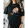 Women's Cartoon Graphic T-Shirt Round Neck Short Sleeve Casual Summer Trendy Tee