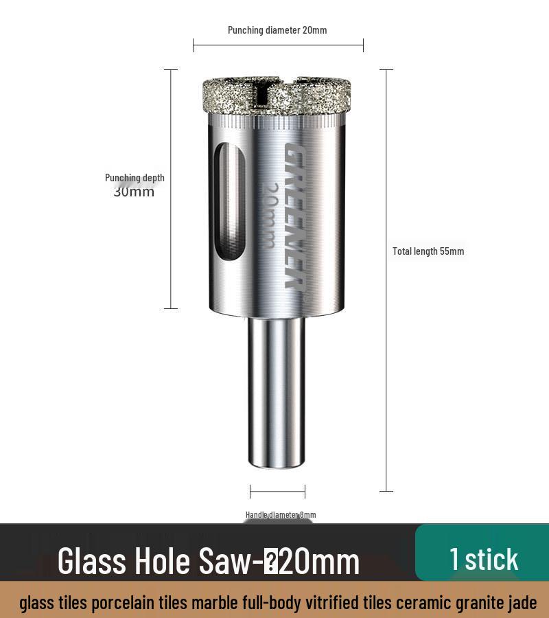 Green Forest Diamond Drill Bit for Tiles, Glass & Marble