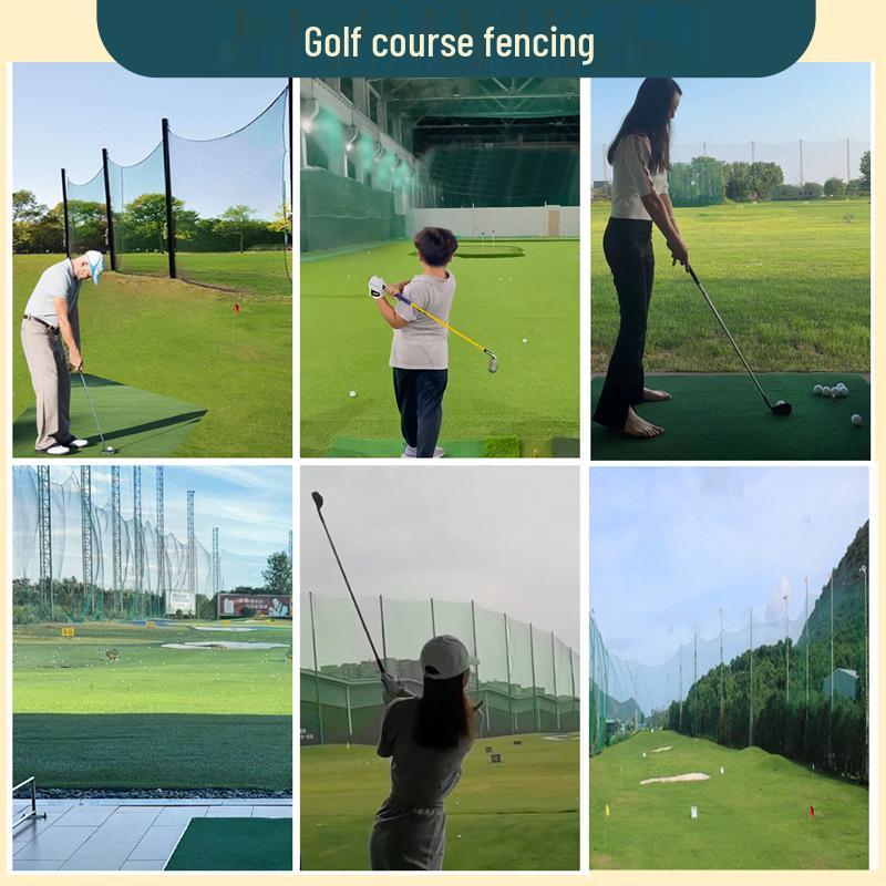 Universelles knotenloses Golf-Sicherheitsnetz für den Innen- und Außenbereich