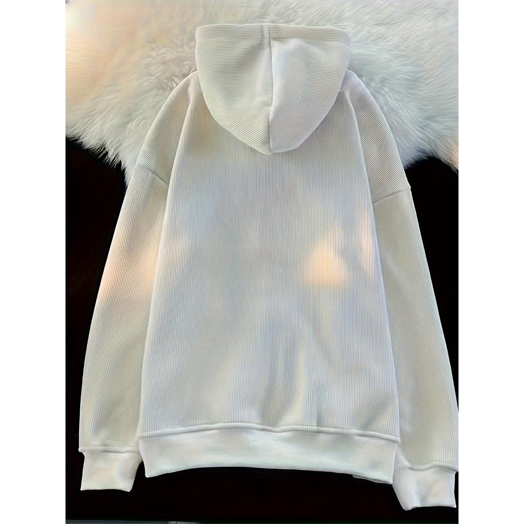 Star Corduroy Cardigan Jacket, Women's Spring and Autumn Loose Trendy Brand Street Hoodie