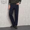 EMZ Men's Autumn/Winter Cotton-Feel Antibacterial Jeans
