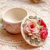 Rose Decorative Storage Box Container Molds Storage Box Silicone Mold for DIY Epoxy Resin Trinkets Holder Home Decor
