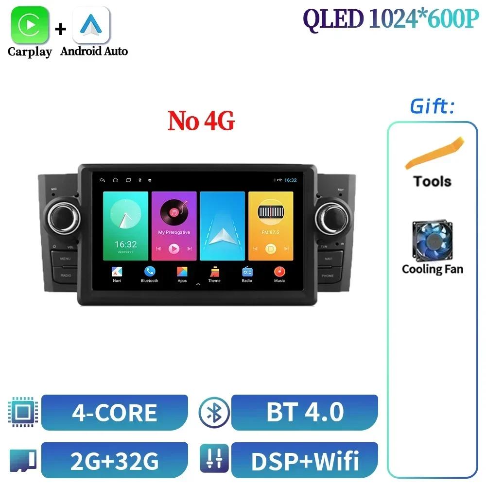 

7inch Android OS For Fiat Grande Punto Linea 2007-2012 Car Radio Navigation Stereo Screen Multimedia Player Wireless Carplay CHINA