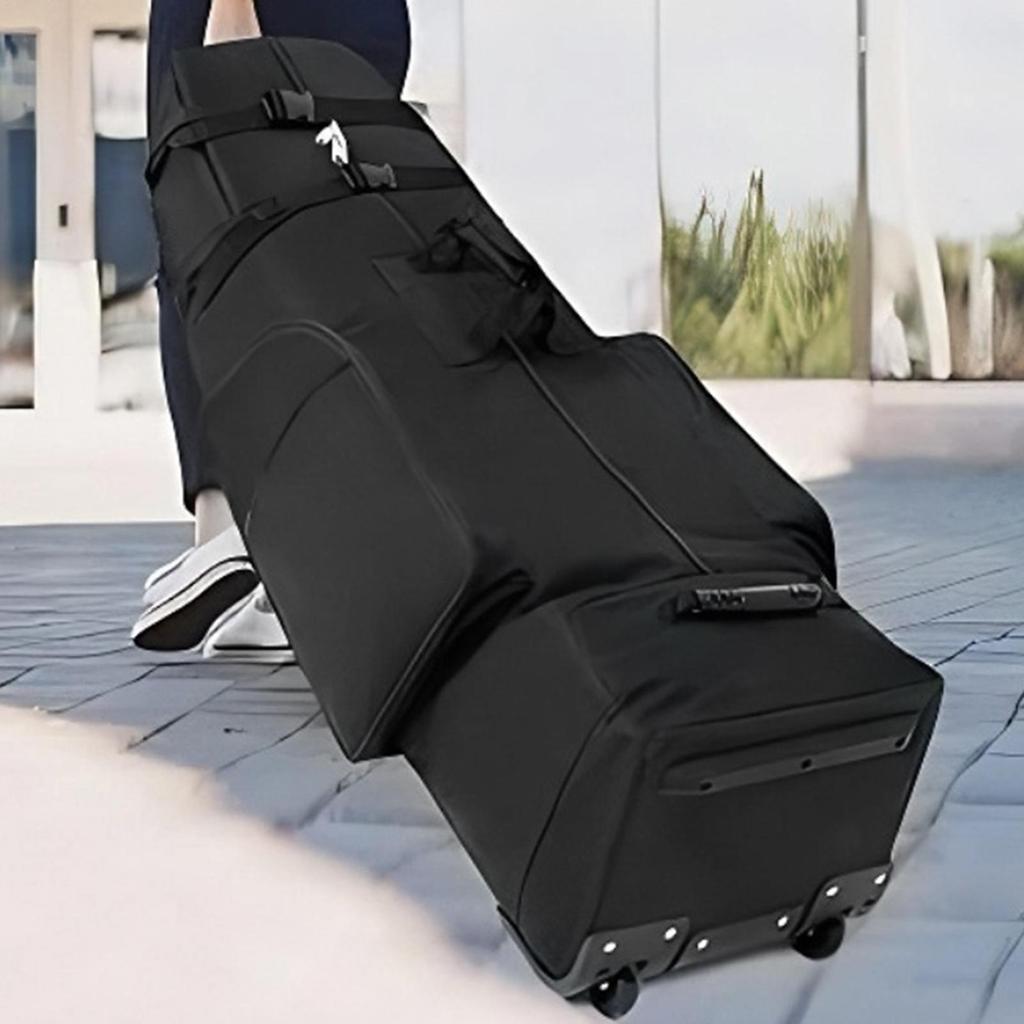 Golf Club Bag For Flying Golf Putters Carry Bag For Traveling Wear-Resistant Large Capacity Zipper Airline Golf Bag With Wheels