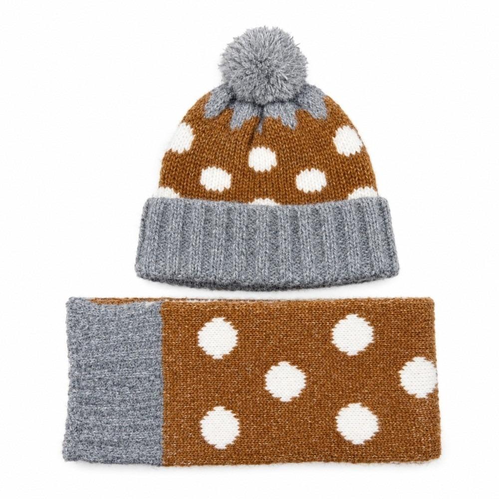 Windproof Toddler Winter Hat Scarf Set Breathable Baby Knitted Hat Scarf Set Ages 2-6