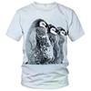 3D Printed Cute Penguin T Shirt For Men Women Animal Pattern T-Shirts Fashion Street Oversized Short Sleeve O-Neck Tees Tops
