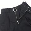 JIL SANDER+ Unused Men's Cotton Belted Shorts, Black, Size 44, J47KA0208 Bottoms 44 blackUsed