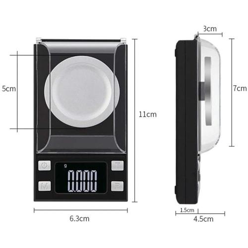Digital Mg Jewelry Scale, 100g/0.001g Fill, High-Precision Pocket Scale for Commercial Use, Compact, Digital Scale, Electronic Balance, Electronic Wei