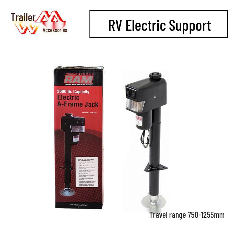 

RV Electric Parking Support: Trailer Jack Leg Bracket, 1600KG Load Capacity 3500 lbs Standard Version