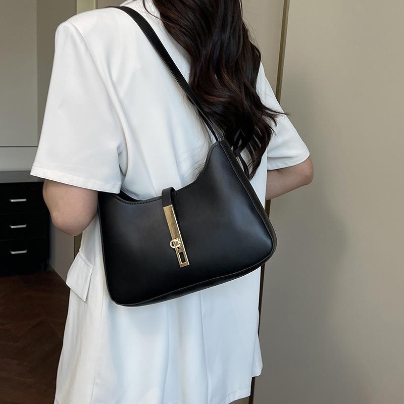 Taschen Neue trendige Damentaschen Frühling und Sommer einfache und vielseitige Schultertaschen Nischen-Achseltaschen