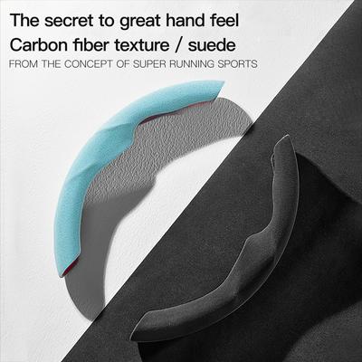For Tesla Model 3 Model Y Steering Wheel Cover Carbon Fiber Leather Anti-Fur Sport Steering Wheel For Tesla Car