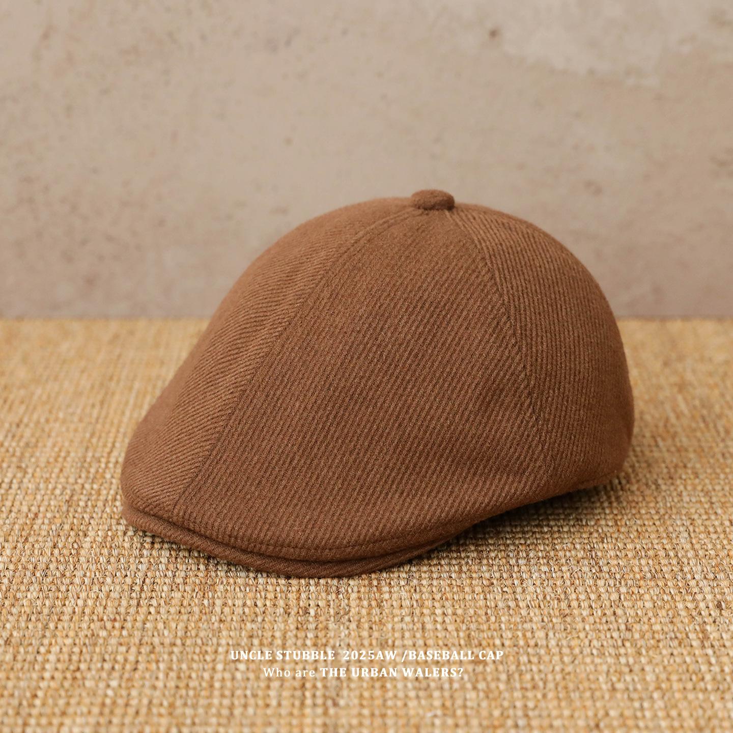 

Кепка вперед Ретро и Универсальная для мужчин и женщин Художественная шляпа художника Британский стиль Головной убор Кепка газетчика adjustable