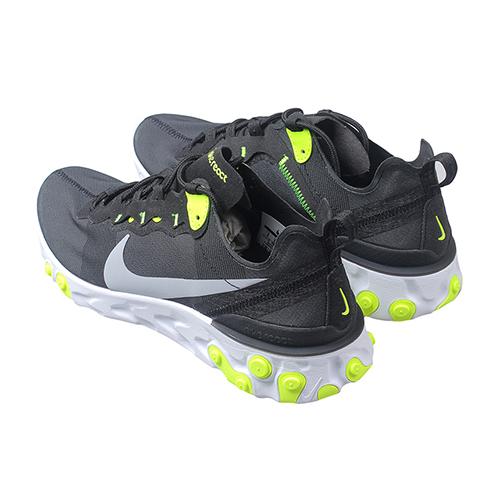 New Nike React Element 55 Black Volt Cool Grey Women's BQ2728-001