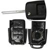 Fit for VW Golf MK5 Passat Beetle  70mm X 35mm X 15mm 3 Buttons FLIP Remote Key FOB CASE FLIPRKFC003