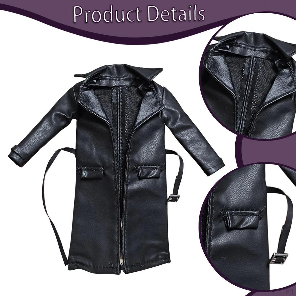 1/12 Scale Action Figure Clothes Men Women Miniature Clothing Trendy Pretend Play Mini Doll Model