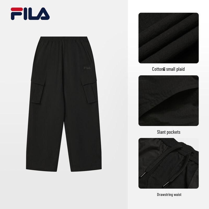 FILA Men s Straight-Leg Woven Cargo Pants S