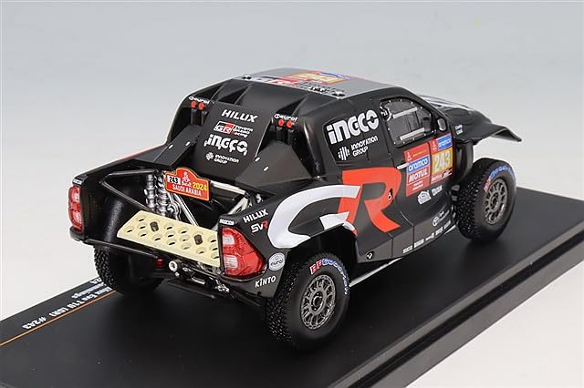 Ixo Scale Toyota GR DKR Hilux Evo T1U 2024 Dakar Rally Cummings 1/43 #243 G.D. Botterill/B.
