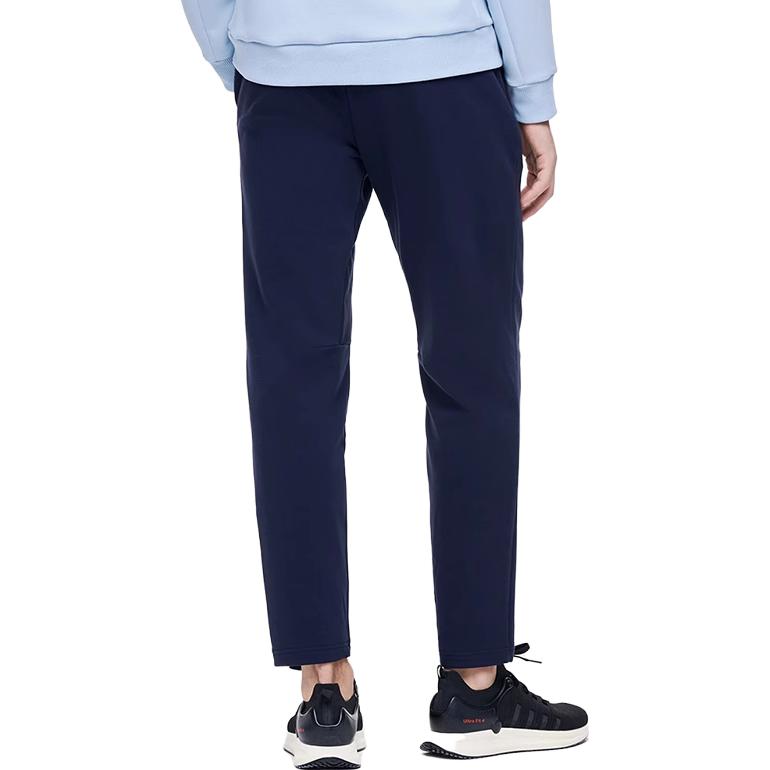 Fila Solid Color Outdoor Casual Knit Straight Fit Sports Pants Men Bottoms Dark-Blue A11M111611F-NV
