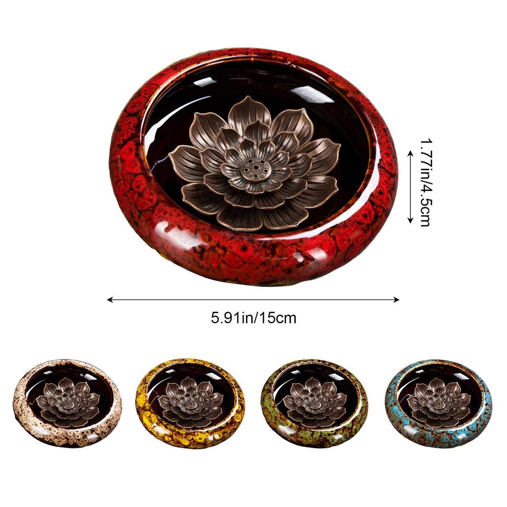 Incense Holder for Sticks Lotus Incense Holder Delicate Incense Burner Holder for Frankincense Friends