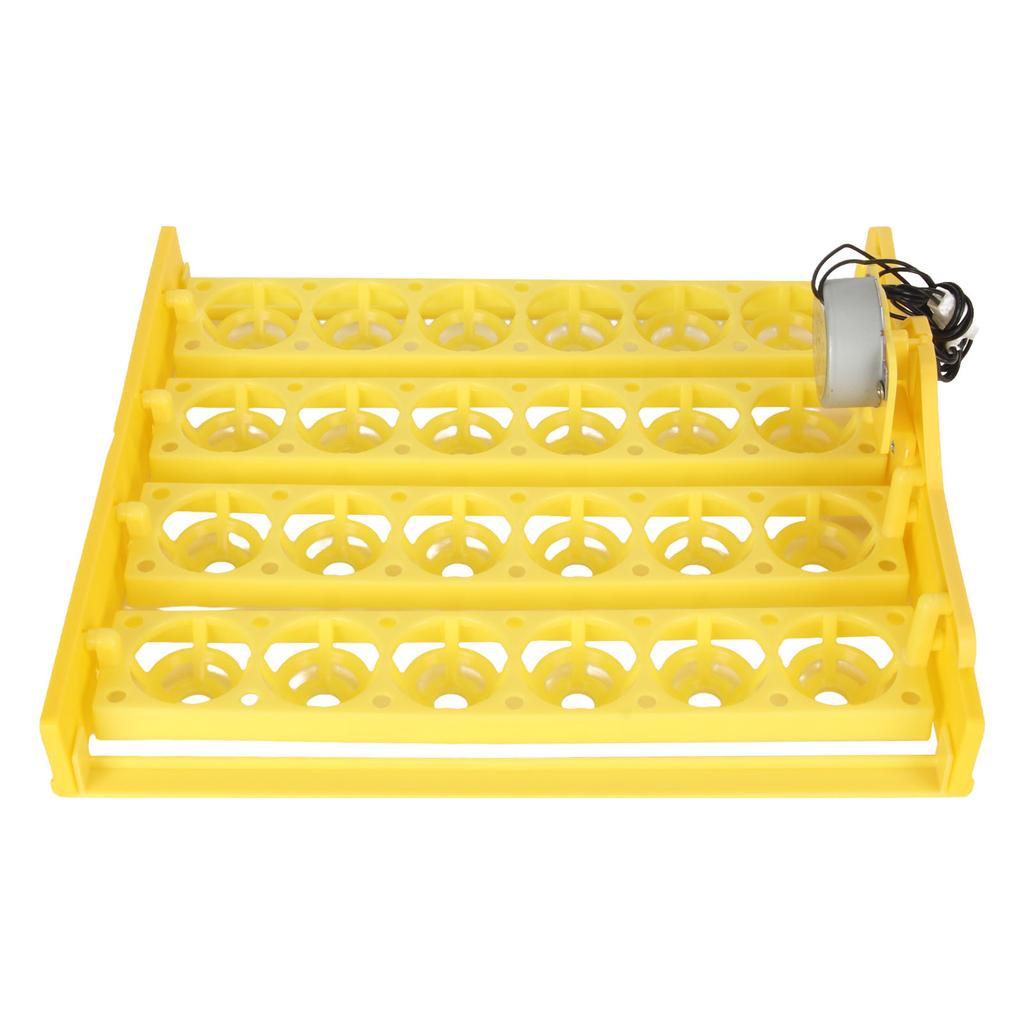 Egg Turning Tray Professional 24 Eggs Capacity Efficient Quiet Egg Incubation Tray for Duck Chicken Peacock Goose AC12V