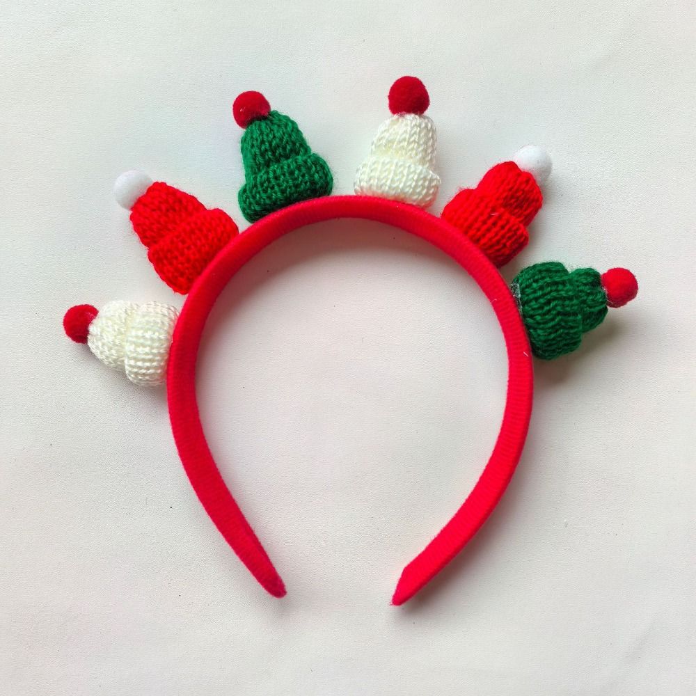 New Year Christmas Hairband Xmas Merry Christmas Hair Hoop Christmas Hat Headband  Holiday Decor