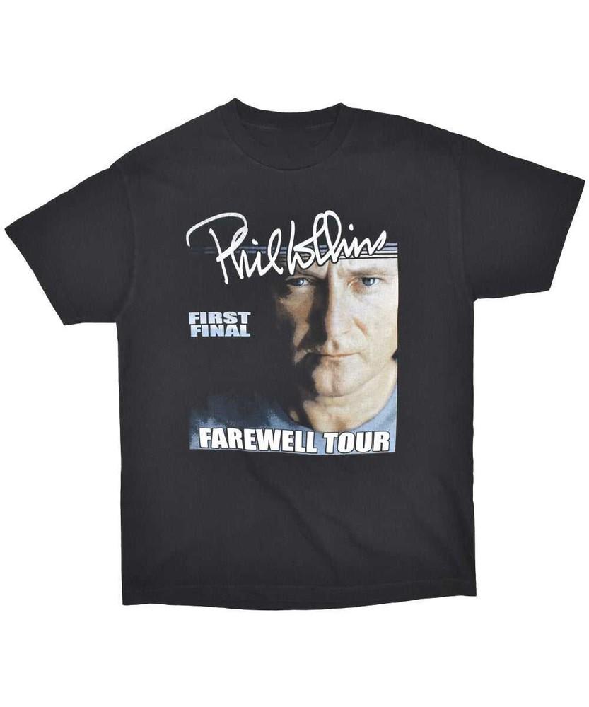 

2004 PHIL COLLINS Tee Shirt Unisex Cotton Tee All Size S-5XL CO068 Unisex T-Shirt M