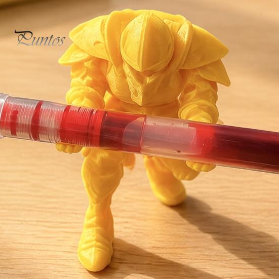 Stylish Desktop Pen Display 3D Printed Knight Holder, Medieval Armor Pencil Stand Figurine Organizer, Creative Ornament for Office Study Gaming Table