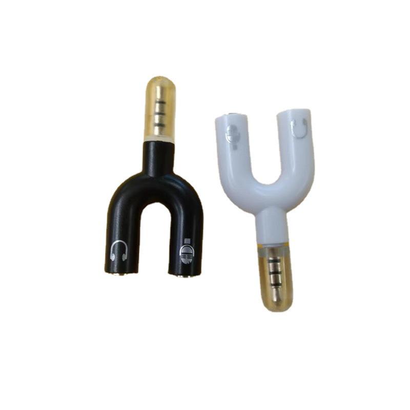 USB-C U-Shaped 3.5mm Headphone & Mic Splitter for Live Streaming
