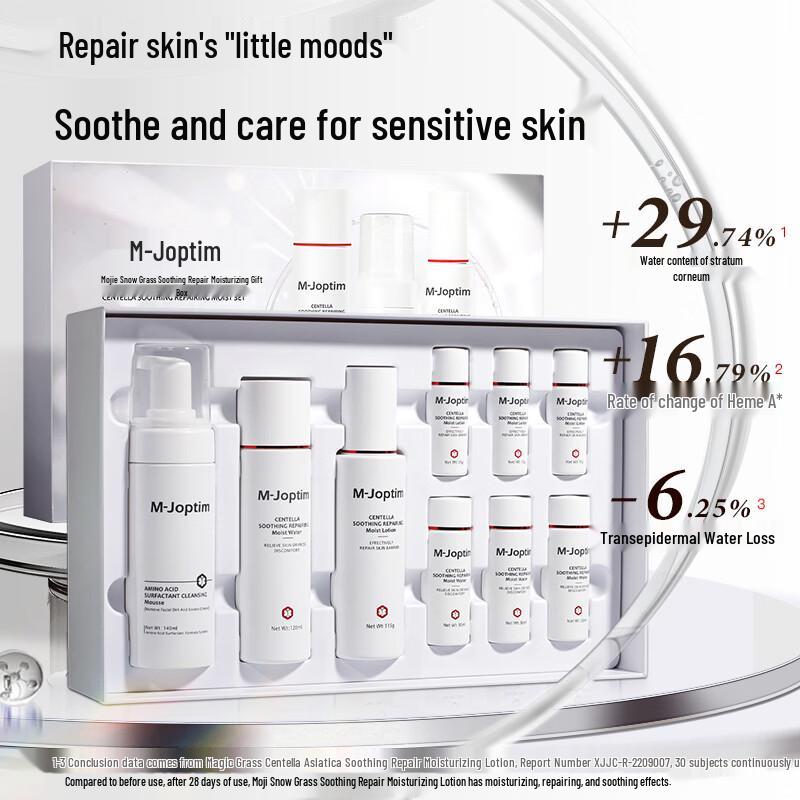 Moke Centella Asiatica Soothing & Repairing Skincare Gift Set