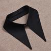 Round Collar Fake Collar Solid Color Lapel Half Shirt Fashion False Collar  Women Girls