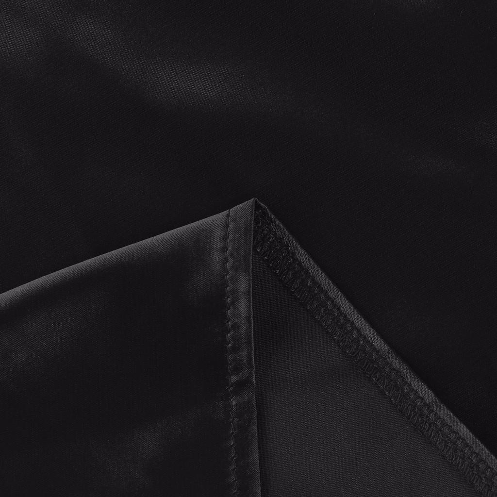 Top peplum holgado de Color liso plisado de satén elegante informal para mujer camisa con cuello asimétrico con detalle de mujer