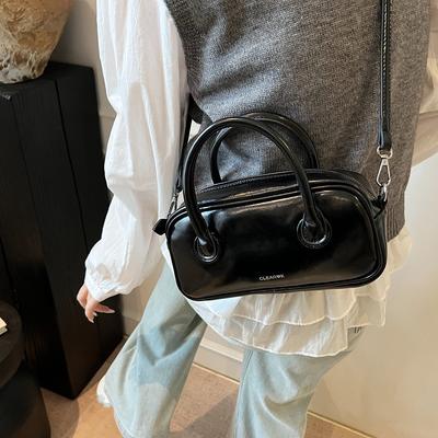 High-end Fashion Hand-carried Small Square Bag Women's 2025 New Korean Version Trendy Shoulder Bag Simple Casual Women's Messenger Bag