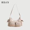 Ladies Tote Bag Cute Simple Texture Casual Shoulder Armpit Bag