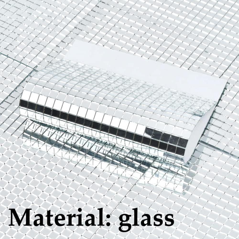Reflektierende Oberfläche Mosaik Spiegelkacheln Flexible Platten Mosaik-Flicken Vasendekoration