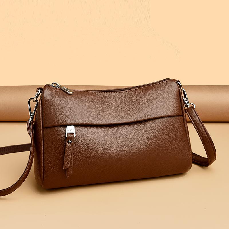 Damentasche neue weiche Leder Mutterschaftstasche Umhängetasche Damen atmosphärische Schulter Umhängetasche Handtasche