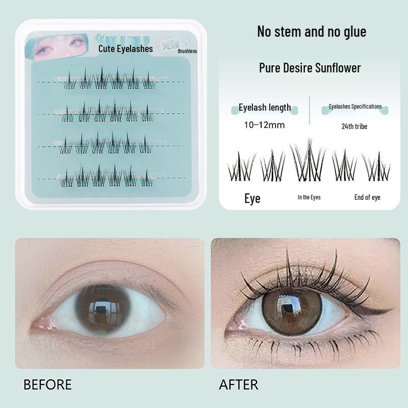 Mengjie Shangpin Glue-Free Stemless Natural Barbie Eyelashes