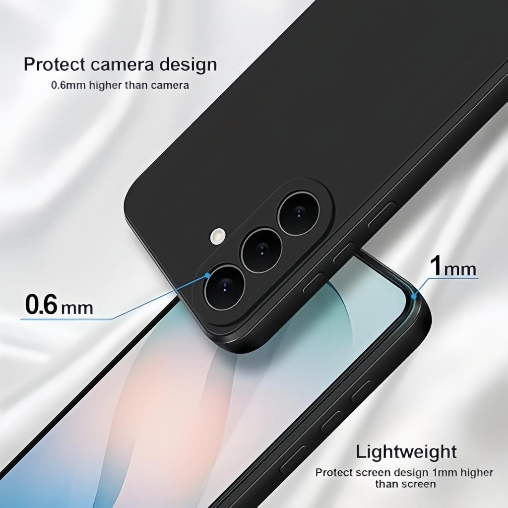 Noble Fashion Solid Colour Shockproof Protective Liquid Silicone Case For Samsung Galaxy S26