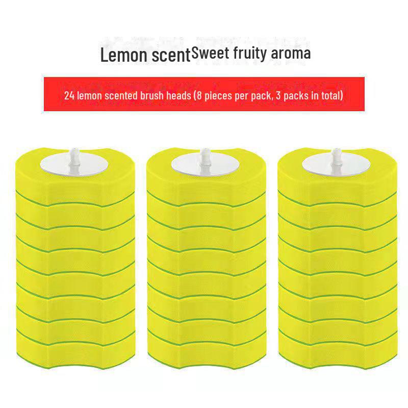 

Набор одноразовых ершиков для чистки унитаза с настенным креплением и сменными головками