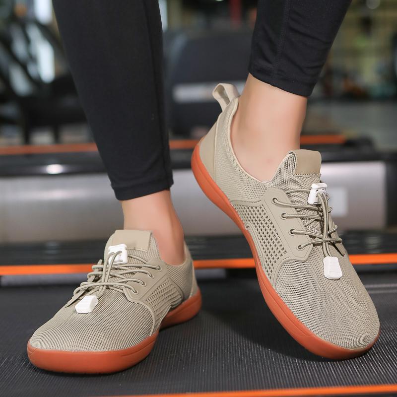 Men's and Women's Fitness Shoes Wide Feet Spring and Summer Barefoot Sports Shoes Wide Version Simple Running Shoes for Men