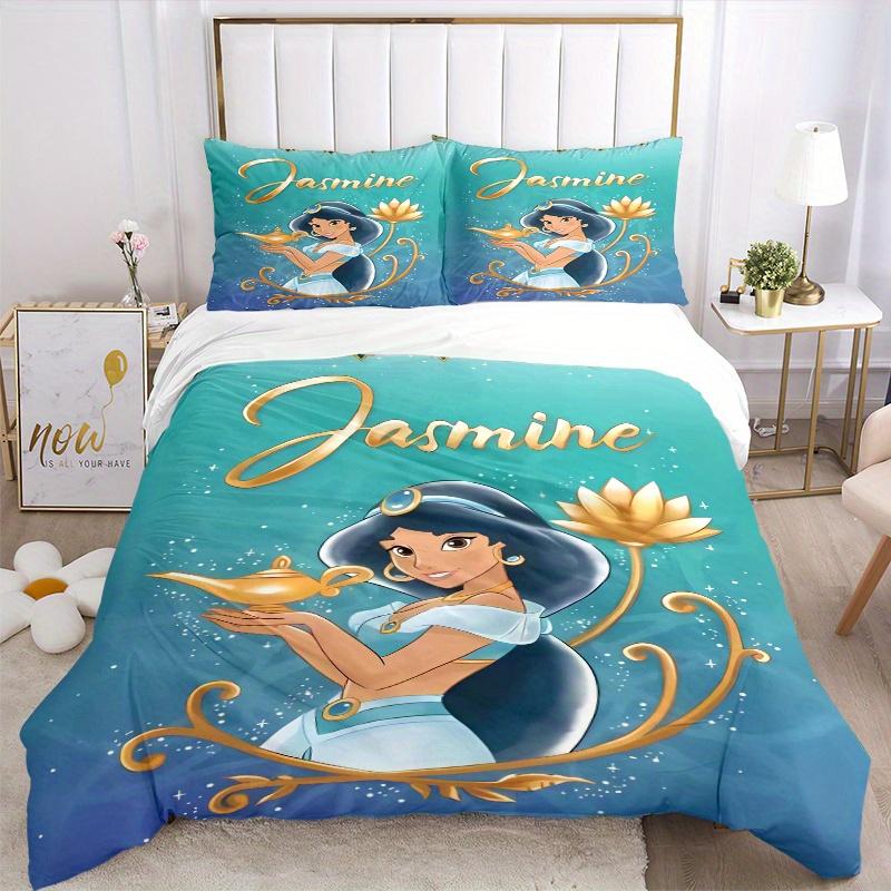 3pcs Jasmine Princess Bedding Set Includes Quilt Cover and Pillowcases, Suitable for All Seasons W061