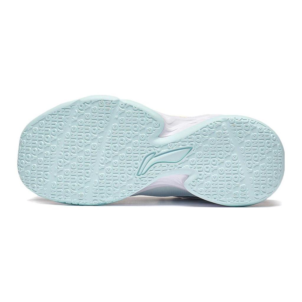 Li Ning Breathable Cool Shock Absorbing Durable Low Top Basketball Shoes Kids sneakers White YKBT064-9